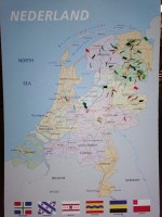 Landkaart LVV on Tour Noord